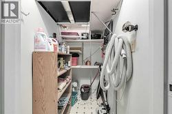 Large storage room that many have turned into a laundry room - 