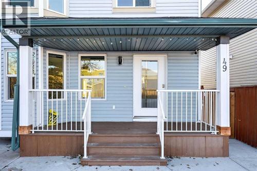 49 Taravista Way Ne, Calgary, AB - Outdoor With Deck Patio Veranda With Exterior