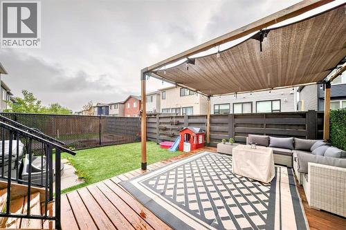 54 Seton Manor Se, Calgary, AB - Outdoor With Deck Patio Veranda With Exterior