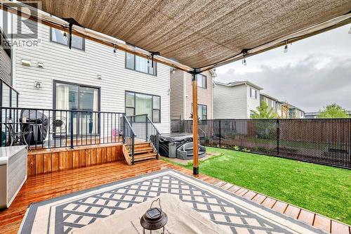 54 Seton Manor Se, Calgary, AB - Outdoor With Deck Patio Veranda