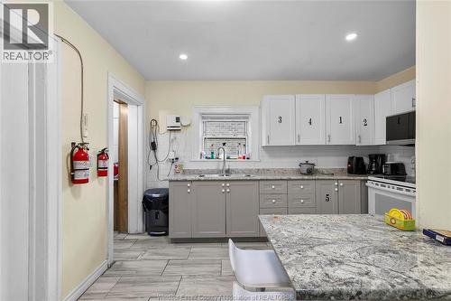 609 St. Joseph, Windsor, ON - Indoor Photo Showing Kitchen With Double Sink