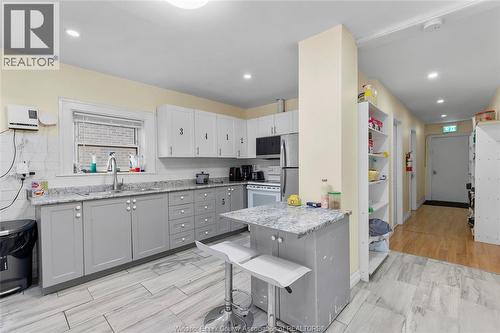 609 St. Joseph, Windsor, ON - Indoor Photo Showing Kitchen With Double Sink