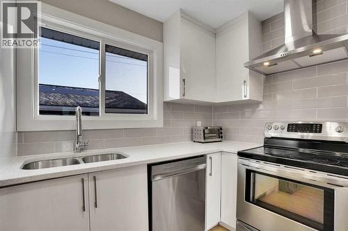 6060 Madigan Drive Ne, Calgary, AB - Indoor Photo Showing Kitchen With Double Sink