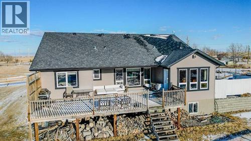 233073 Twp Rd 45, Spring Coulee, AB - Outdoor With Deck Patio Veranda