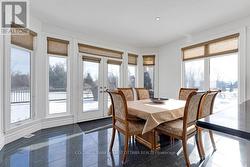 Adjacent to kitchen, windowed alcove for dinette - 
