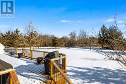 Winter wonderland with big beautiful blue skies - 