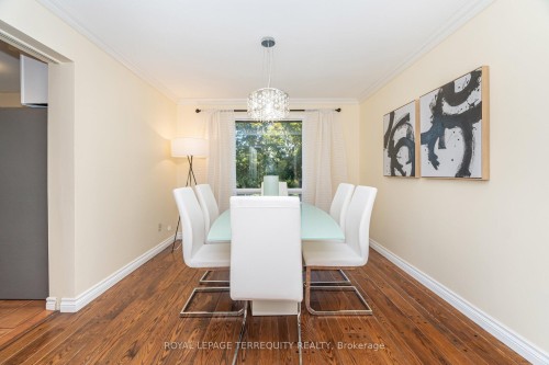 4085 Wheelwright Crescent, Mississauga, ON - Indoor Photo Showing Dining Room