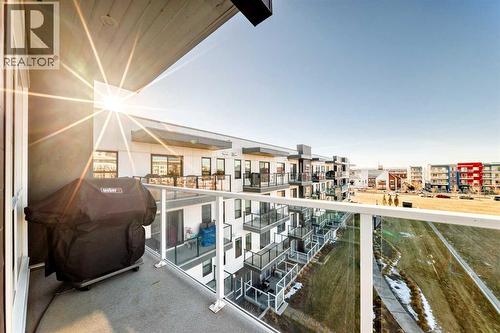 409, 4150 Seton Drive Se, Calgary, AB - Outdoor With Balcony With Exterior
