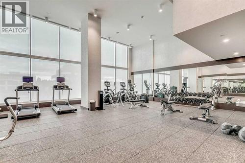 602, 930 16 Avenue Sw, Calgary, AB - Indoor Photo Showing Gym Room