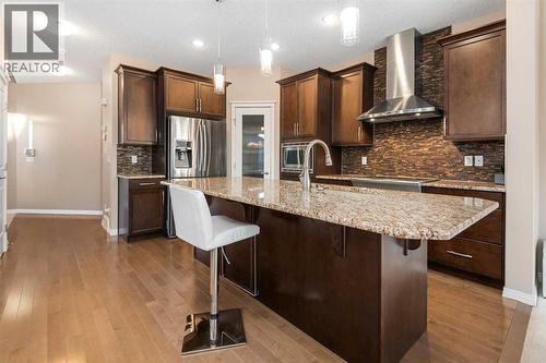 53 Sage Bank Link Nw, Calgary, AB - Indoor Photo Showing Kitchen With Stainless Steel Kitchen With Upgraded Kitchen