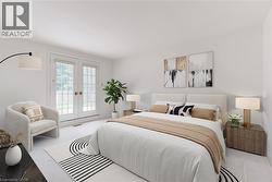 Virtually staged bedroom - 