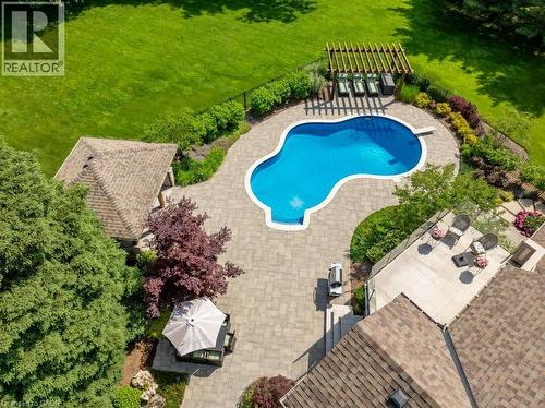 6365 Breckenridge Place, Burlington, ON - Outdoor With In Ground Pool With Deck Patio Veranda