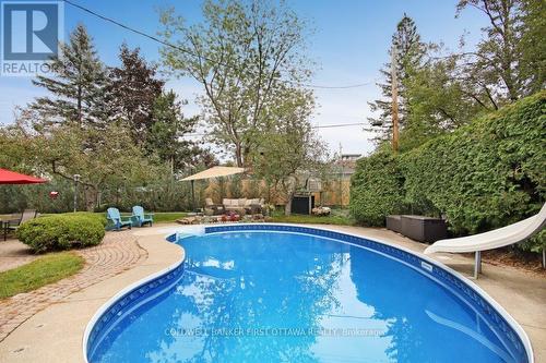 413 Island Park Drive, Ottawa, ON - Outdoor With In Ground Pool With Backyard