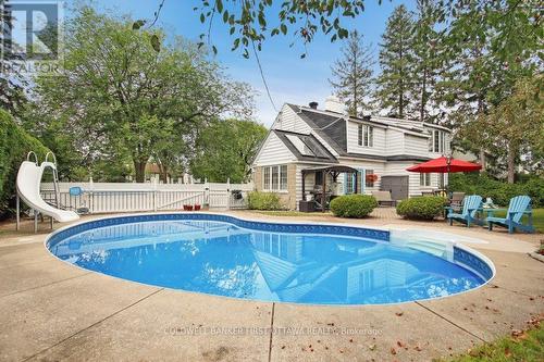 413 Island Park Drive, Ottawa, ON - Outdoor With In Ground Pool With Backyard
