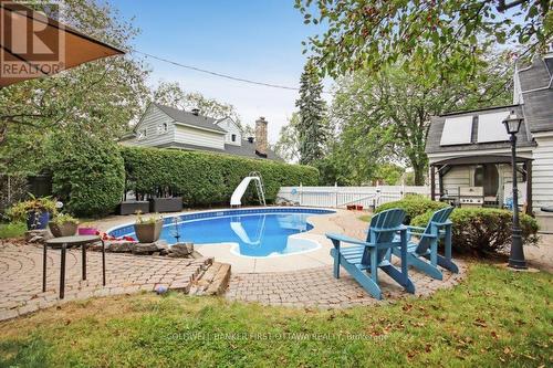 413 Island Park Drive, Ottawa, ON - Outdoor With In Ground Pool With Backyard