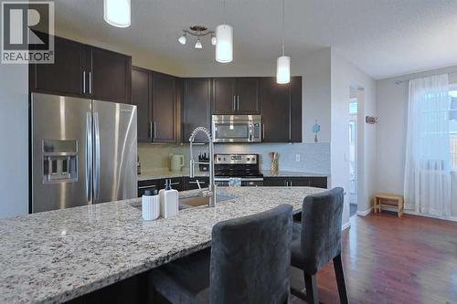 27 Nolanlake Point Nw, Calgary, AB - Indoor Photo Showing Kitchen With Stainless Steel Kitchen With Upgraded Kitchen