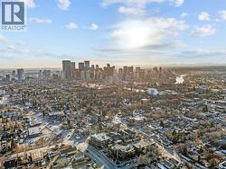 Aerial view towards downtown and south west - 