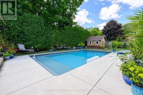 912 Boothman Avenue, Burlington, ON - Outdoor With In Ground Pool With Backyard