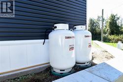 Exterior view of gas tank - 