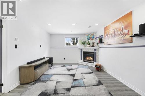 3812 Devonwood Avenue, Windsor, ON - Indoor With Fireplace