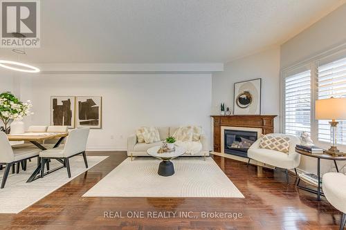 1331 Kestell Boulevard, Oakville, ON - Indoor Photo Showing Living Room With Fireplace