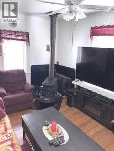 Wood Stove - 243015 Twp Rd 874, Rural Northern Lights, County Of, AB - Indoor Photo Showing Living Room