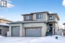 Triple Car Garage - 24 Napoleon Meadows Way, Innisfail, AB  - Outdoor With Facade 