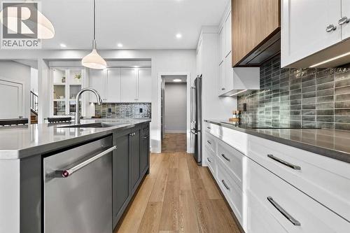 Delta Mateo Kitchen Faucet - 24 Napoleon Meadows Way, Innisfail, AB - Indoor Photo Showing Kitchen With Upgraded Kitchen