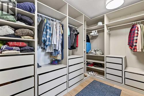 Upgraded Built In Closet Shelves - 24 Napoleon Meadows Way, Innisfail, AB - Indoor With Storage