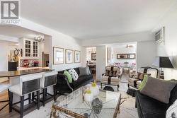 Living room easily accommodates plenty of seating - 