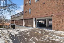 Entry for the covered parking - 