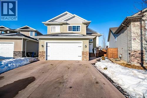 53 Portway Close, Blackfalds, AB - Outdoor With Facade