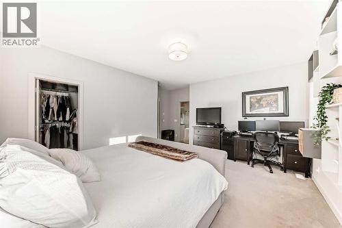 743 Shawnee Drive Sw, Calgary, AB - Indoor Photo Showing Bedroom