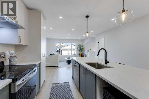 352 Abinger Crescent Ne, Calgary, AB - Indoor Photo Showing Kitchen With Upgraded Kitchen