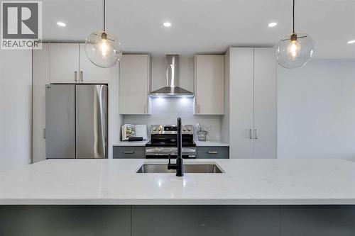 352 Abinger Crescent Ne, Calgary, AB - Indoor Photo Showing Kitchen With Upgraded Kitchen