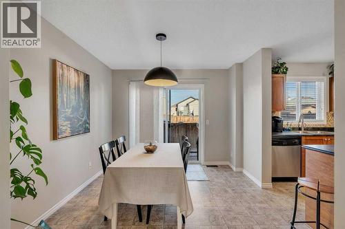 86 Eversyde Common Sw, Calgary, AB - Indoor Photo Showing Dining Room