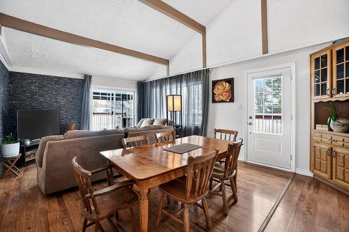 Vue d'ensemble - 3375 Rue Masson, Saint-Placide, QC - Indoor Photo Showing Dining Room With Fireplace