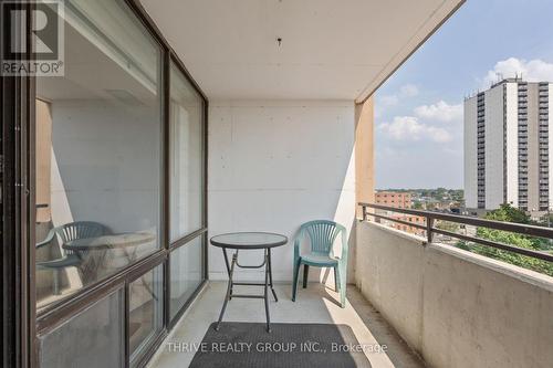 605 - 380 King Street, London East (East K), ON - Outdoor With Balcony With Exterior