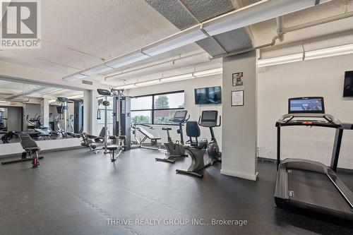 605 - 380 King Street, London East (East K), ON - Indoor Photo Showing Gym Room