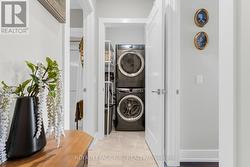 Neat and tidy laundry closet - Electrolux machines - 