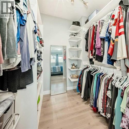 Your new custom closet was thoughtfully designed by the current owner - 7840 20A Street Se, Calgary, AB - Indoor With Storage