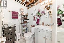 Updated 2-pc bathroom downstairs, perfectly situated next to the 3rd bedroom - 