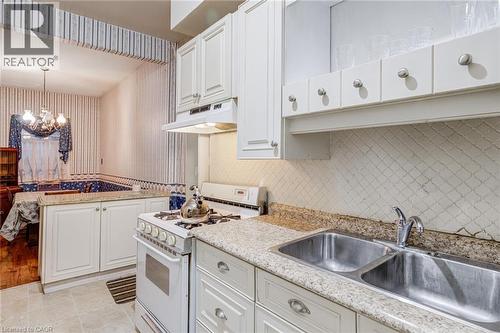 99 Blake Street, Hamilton, ON - Indoor Photo Showing Kitchen With Double Sink