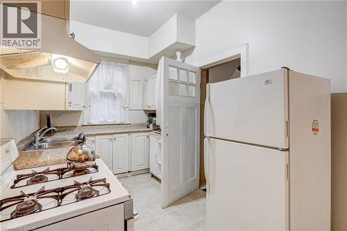 99 Blake Street, Hamilton, ON - Indoor Photo Showing Kitchen With Double Sink