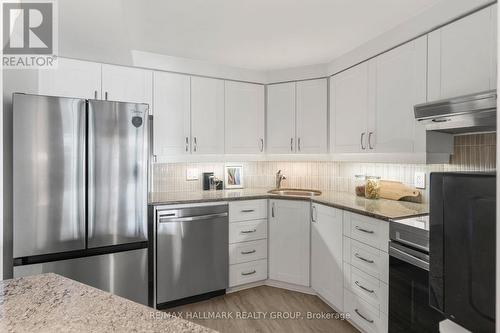 211 - 540 Cambridge Street S, Ottawa, ON - Indoor Photo Showing Kitchen With Double Sink With Upgraded Kitchen