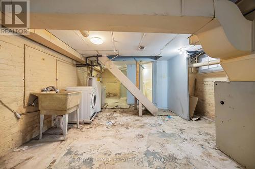 Stairs to the Lower Level (Unfinished Basement). - 337 Craven Road, Toronto, ON - Indoor