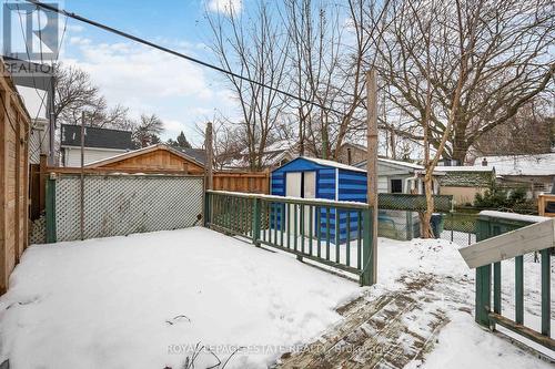 Original Back Deck. - 337 Craven Road, Toronto, ON - Outdoor With Exterior