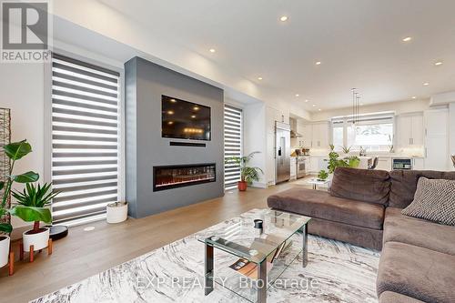 169 Euston Road, Burlington, ON - Indoor Photo Showing Living Room With Fireplace
