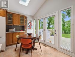 Eat-in kitchen with door out to the back deck - 