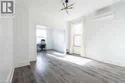 Unit #1's living room. - 